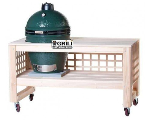 Ґратчастий стіл з колесами для Big Green Egg (L) L5TAB4