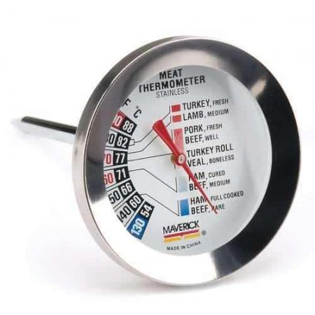 Металлический стрелочный термометр большой Maverick RT-01