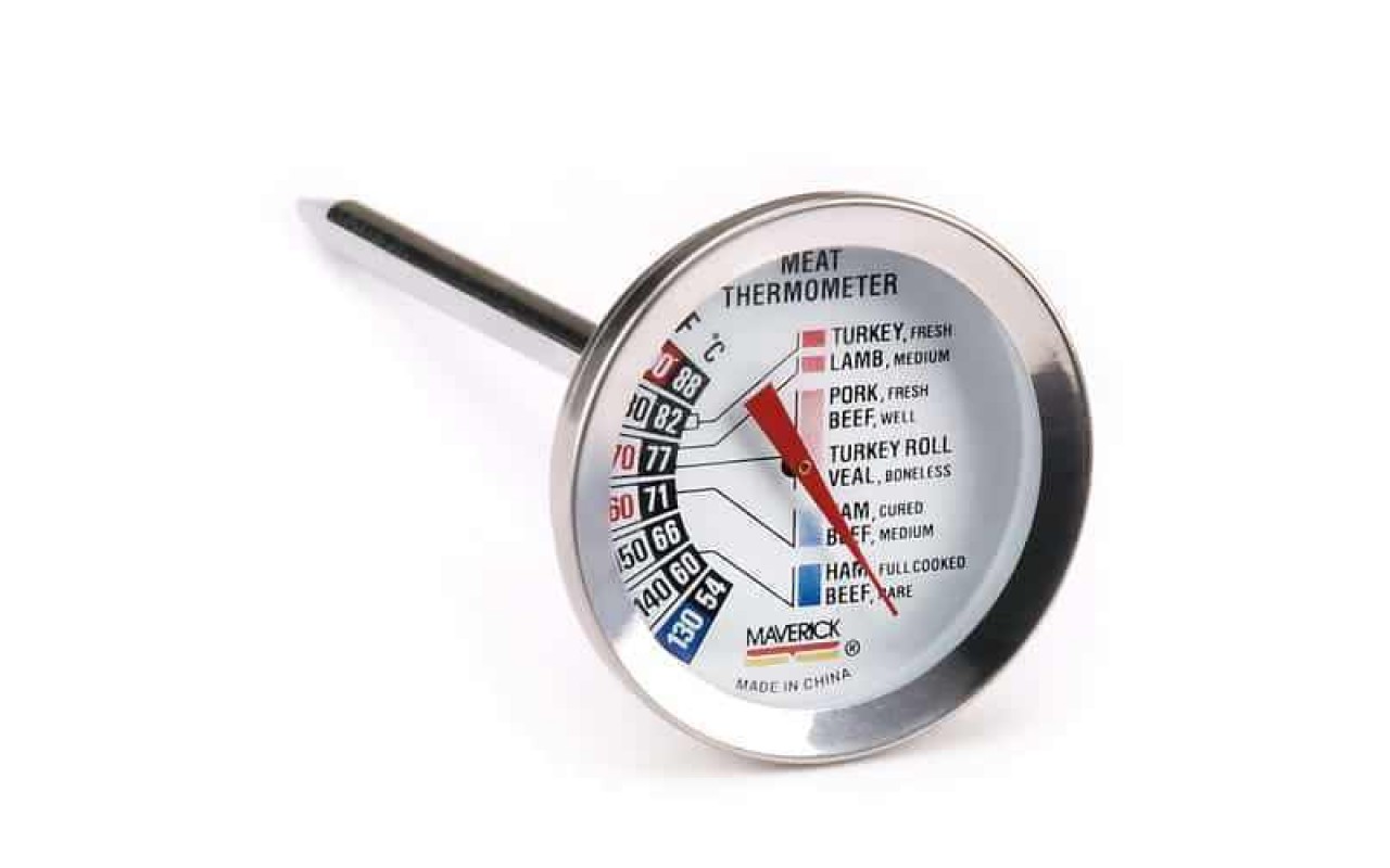 Металлический стрелочный термометр маленький Maverick RT-03