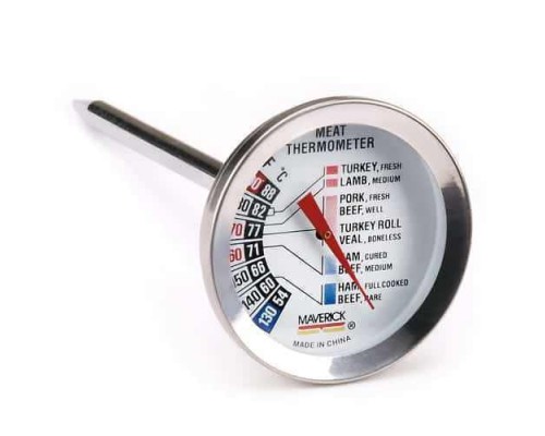 Металлический стрелочный термометр маленький Maverick RT-03