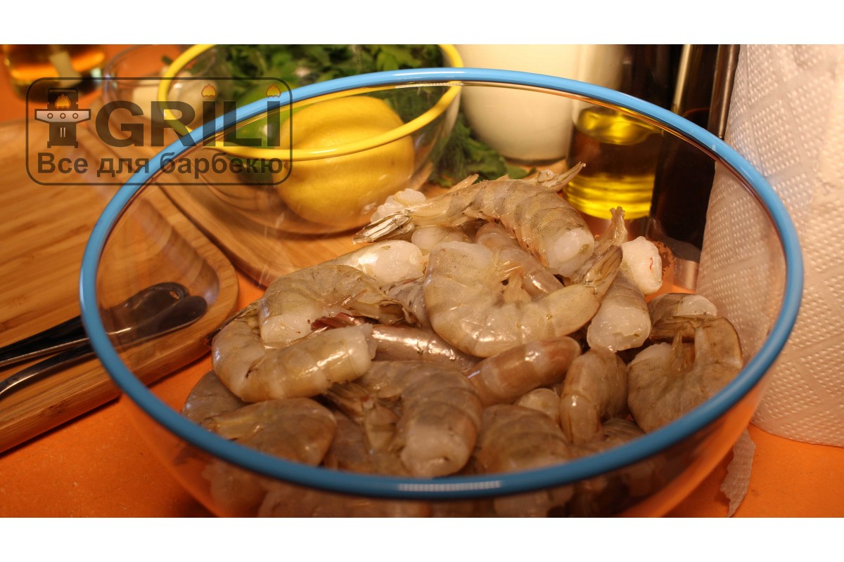 Тигровые креветки без головы 17/21 ТМ GRILLI PR777