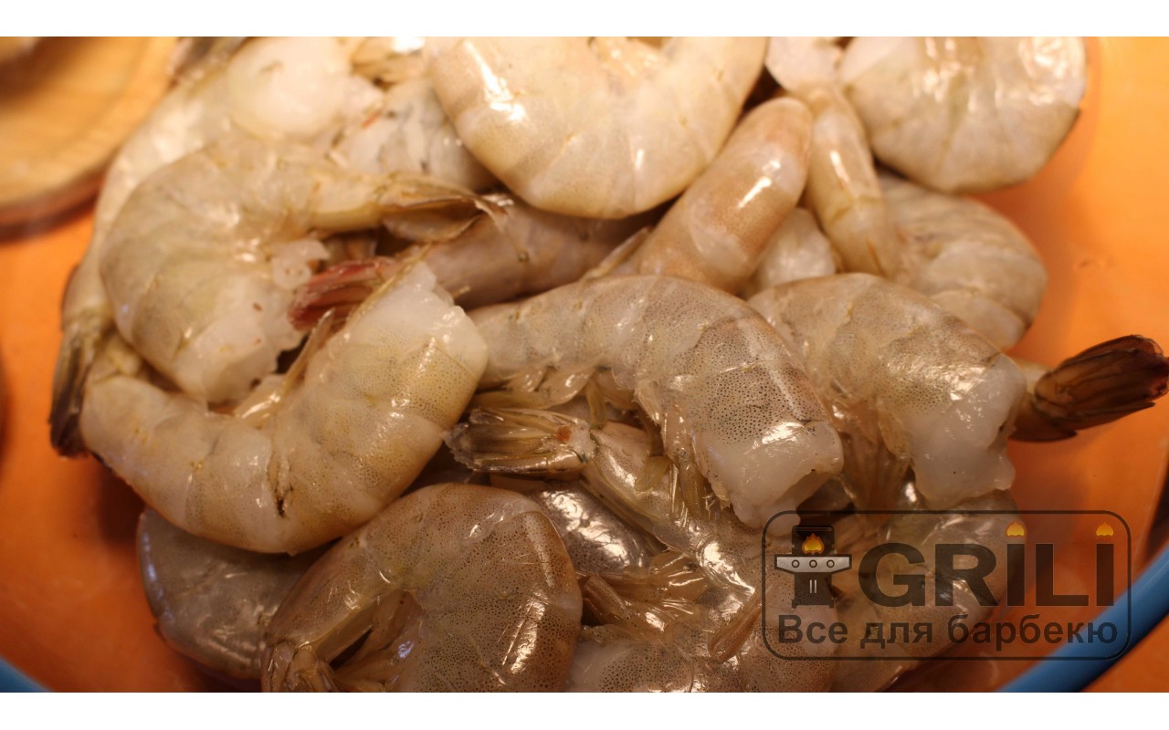 Тигровые креветки без головы 17/21 ТМ GRILLI PR777