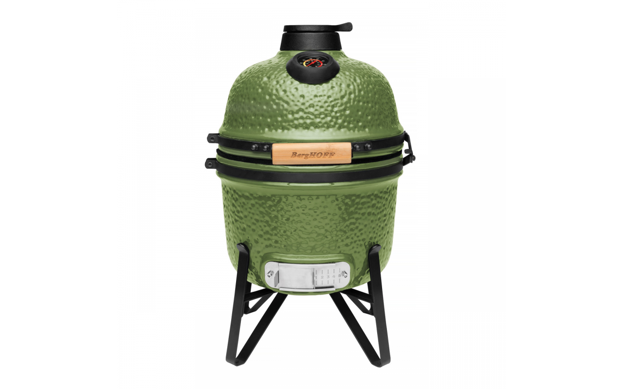 Маленький вугільний гриль керамічний, зелений BergHOFF 2415704