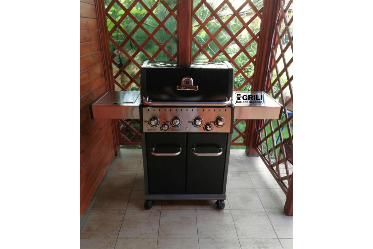Газовый гриль Baron 490 BLK Broil King 922983