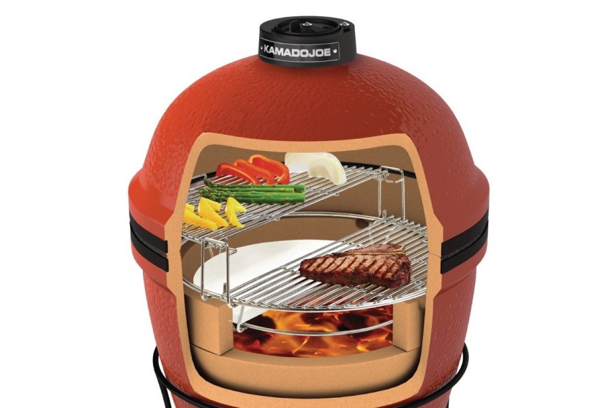 Керамічний вугільний гриль Великий Big Joe, Kamado Joe 20145 (75142)