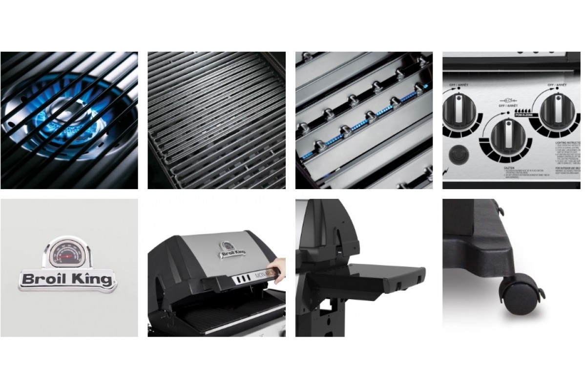 Газовый гриль Monarch 340 Broil King 834263