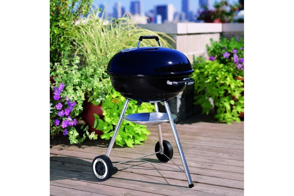 Вугільний гриль Compact Kettle 57см чорний Weber 1321004