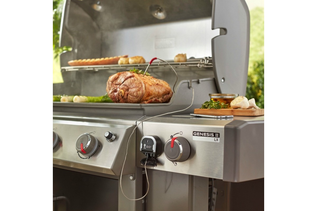 Газовий гриль Weber Genesis II LX E-340 (чорний) 61014175