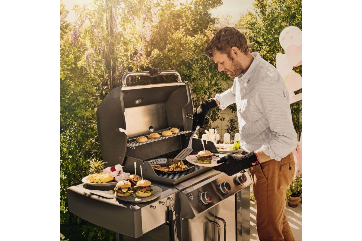 Газовий гриль Weber Genesis II LX E-340 (чорний) 61014175