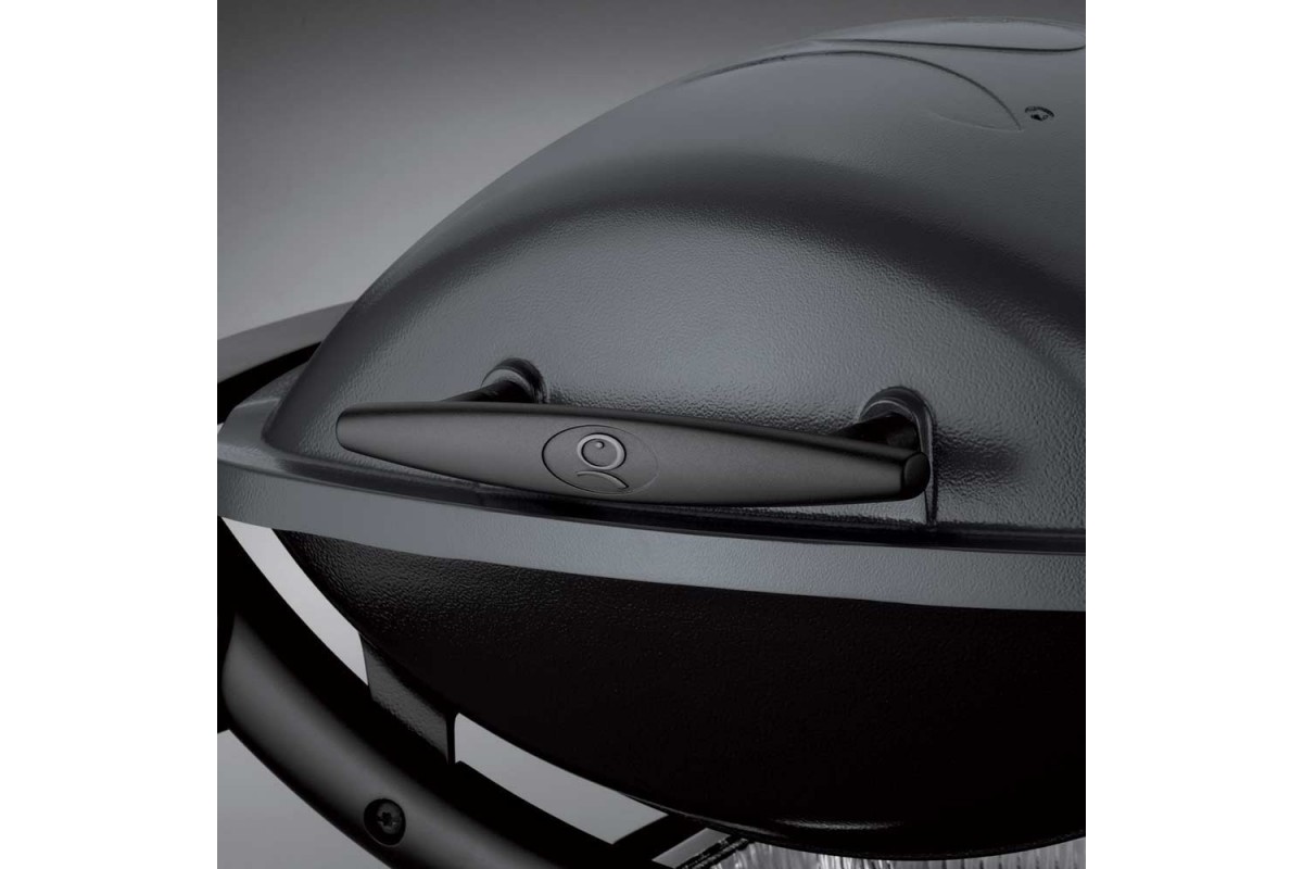 Электрический гриль Weber Q1400 (черный) с подставкой 52020879