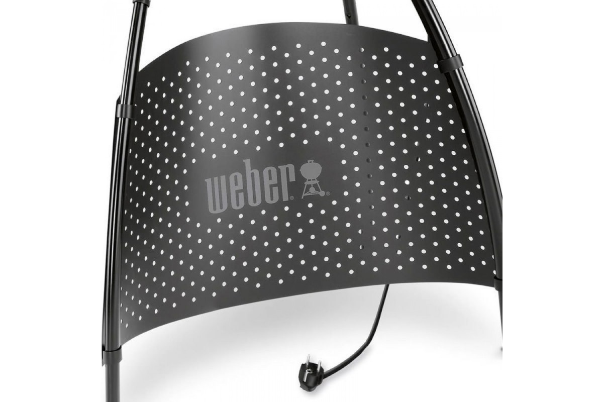 Электрический гриль Weber Q1400 (черный) с подставкой 52020879