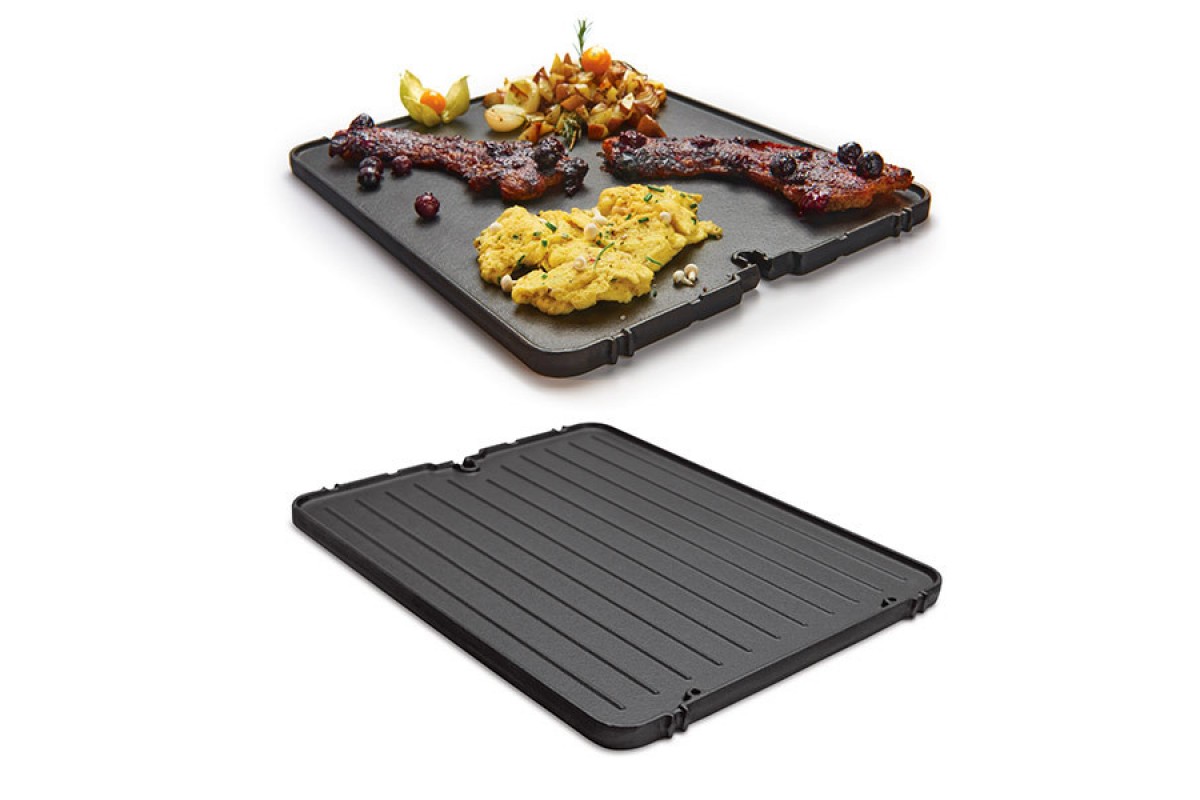 Плита, планча чугунная 26х33x1.2см для грилей PortaChef GEM Broil King 11237
