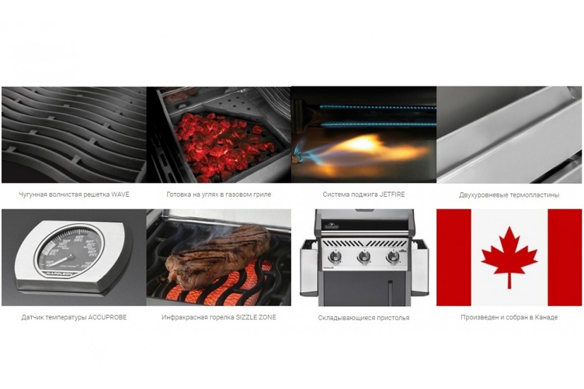 Газовый гриль Rogue 365 с инфракрасной горелкой Napoleon