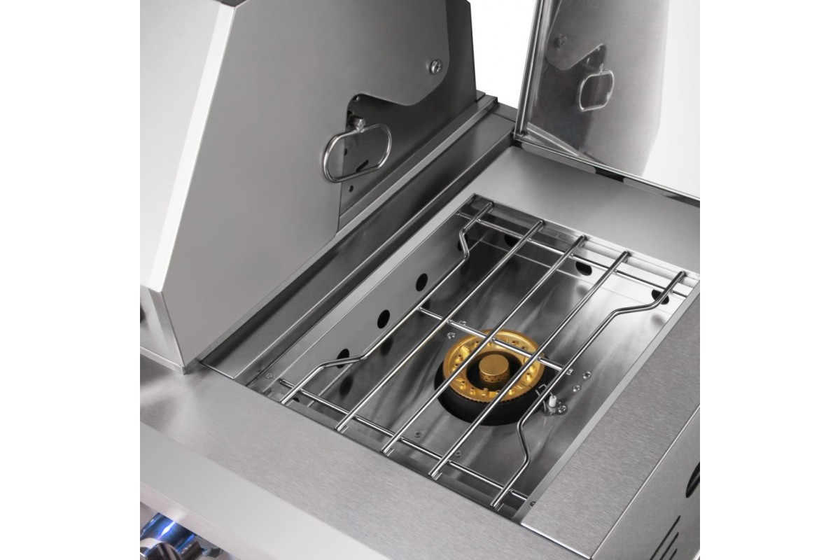 Уличная кухня-барбекю с газовым грилем Admiral, мойкой и холодильником GRILLI 777430