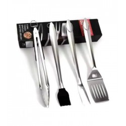 Набор для барбекю 4 предмета из нержавеющей стали GRILLI 777116