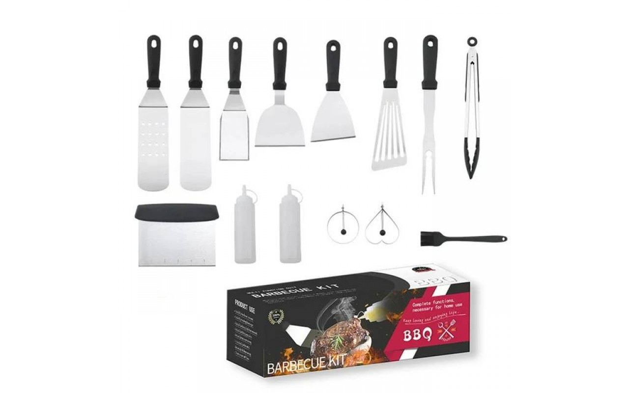 Набор для завтрака 14 предметов из нержавеющей стали GRILLI 777118