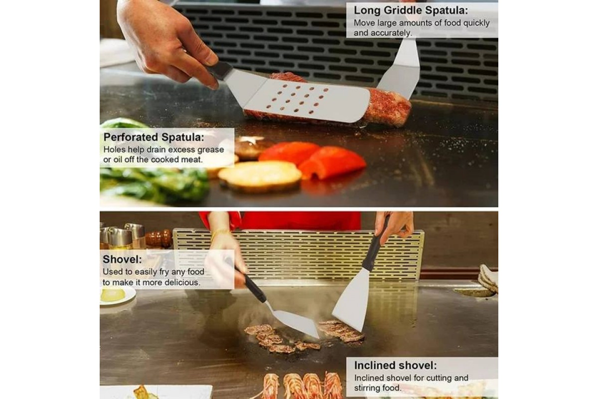 Набор для завтрака 14 предметов из нержавеющей стали GRILLI 777118