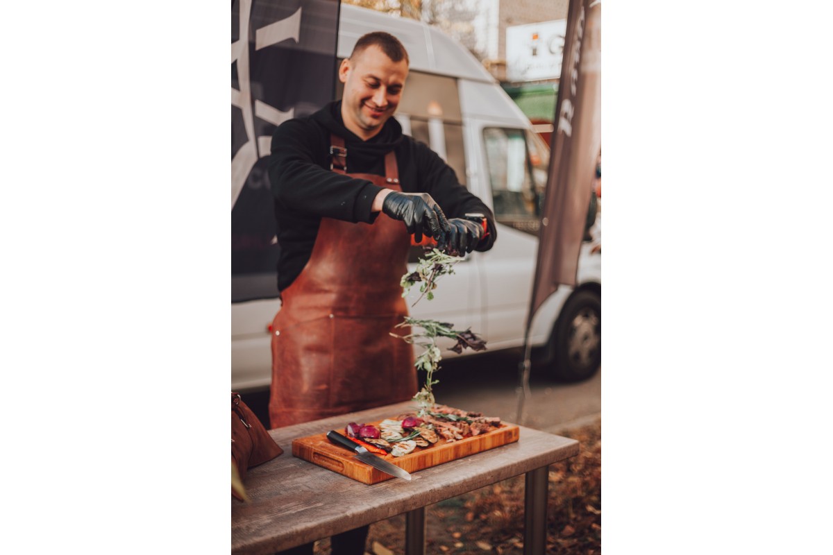 Фартук кожаный XL GRILLI 77726