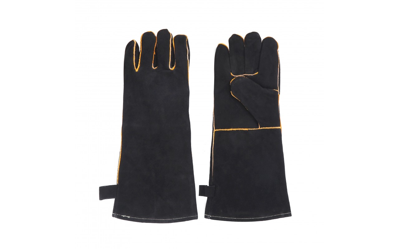 Термостійкі шкіряні рукавички для гриля 2 шт. GRILLI 777702