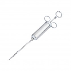 Шприц для маринада стальной 2 иглы GRILLI 77757