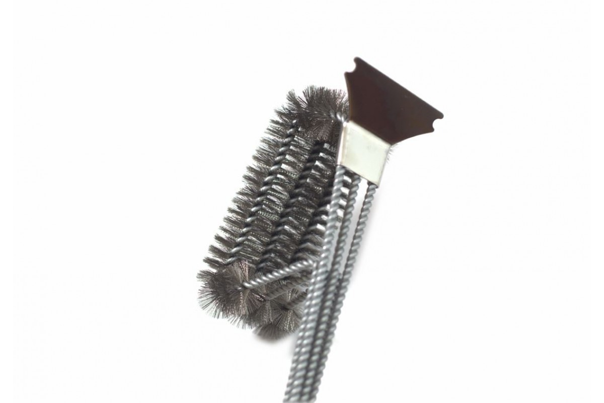 Щітка для гриля Premium 3в1 (щітка+скребок+відкривачка) GRILLI 777720