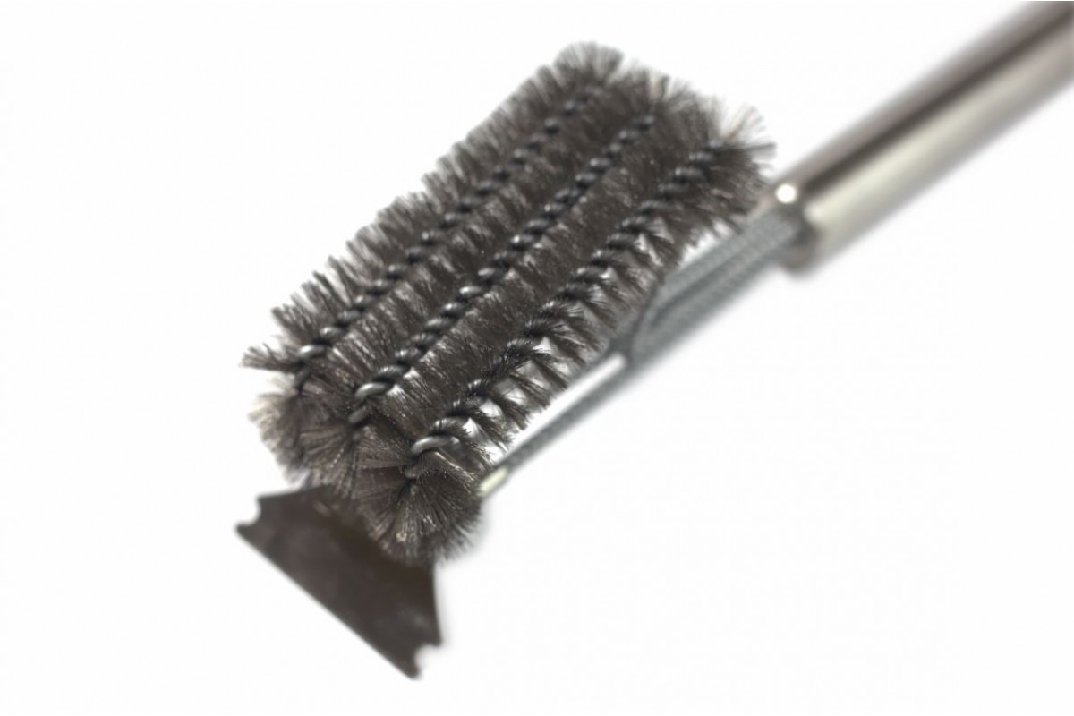 Щітка для гриля Premium 3в1 (щітка+скребок+відкривачка) GRILLI 777720