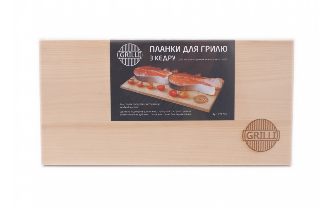 Планки для гриля Кедр 2шт 15*30*0,8см 777726
