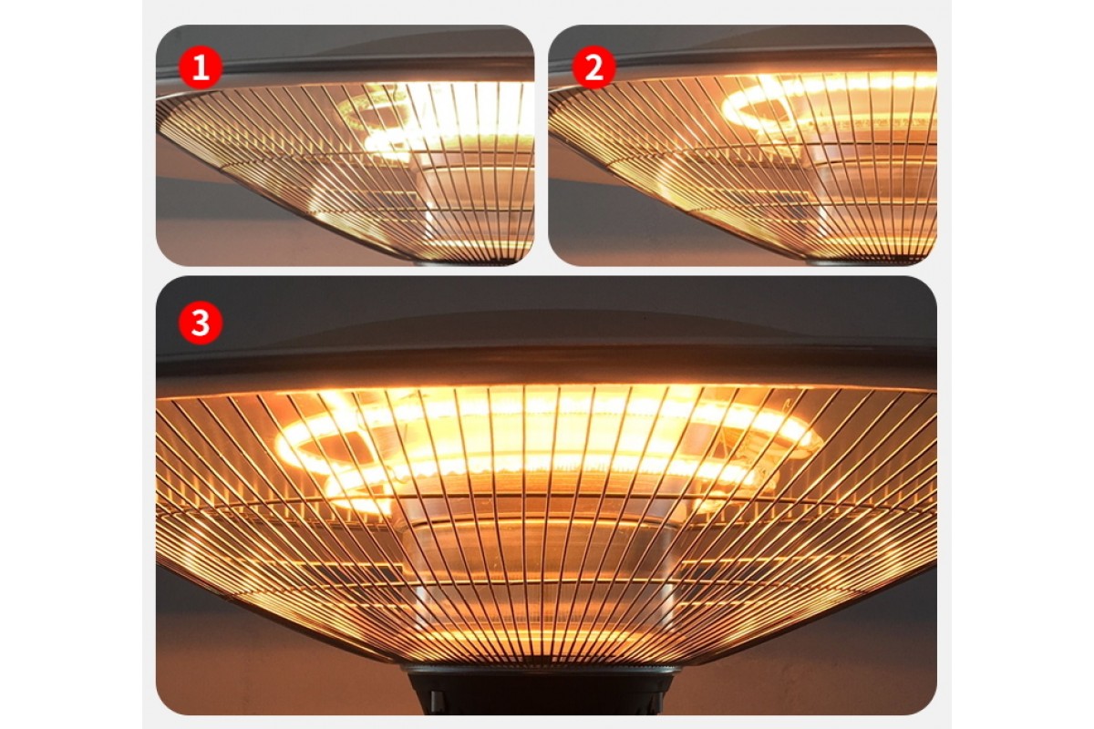 Электрический инфракрасный обогреватель GRILLI 3000w, 200*60см 777757