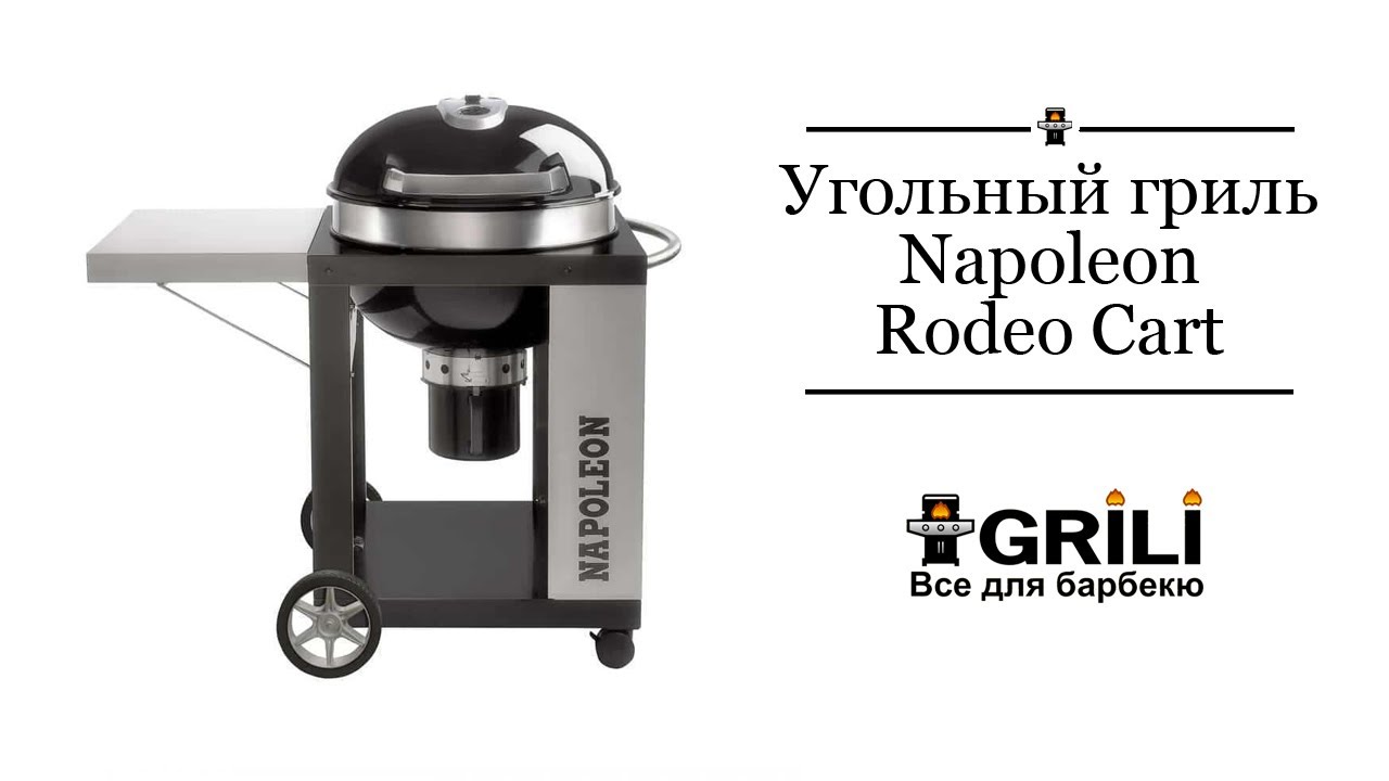 Вугільний гриль Napoleon Rodeo Pro Cart PRO22K-CART-2